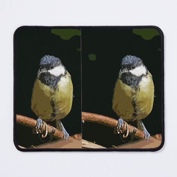 Item preview, r1441/ Mésange Charbonniére - Peinture  3 (c)(h) by Olavia-Olao / Okaio Créations designed and sold by o.okaïo.