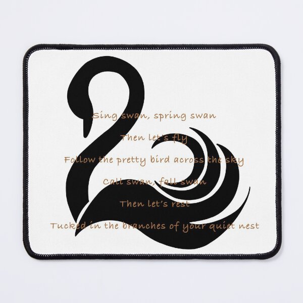 Item preview, Black Swan Poem designed and sold by doodlesbyCara.