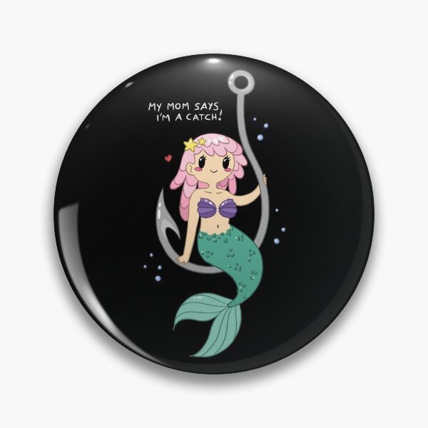 Item preview, Cute Mermaid (Dark Version) designed and sold by Nenijadraws.
