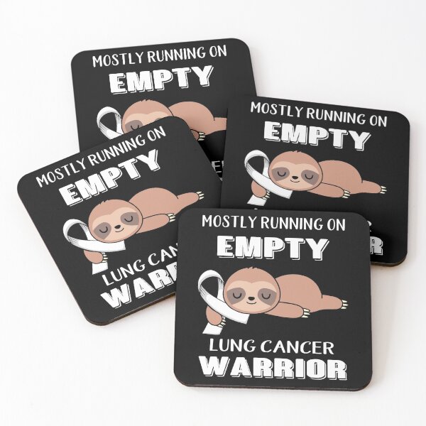 Item preview, Mostly Running On Empty Lung Cancer Warrior designed and sold by Brad-FI.