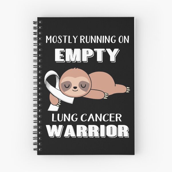 Item preview, Mostly Running On Empty Lung Cancer Warrior designed and sold by Brad-FI.
