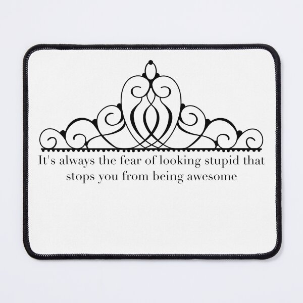 Item preview, It's always the fear of looking stupid selection quote designed and sold by doodlesbyCara.