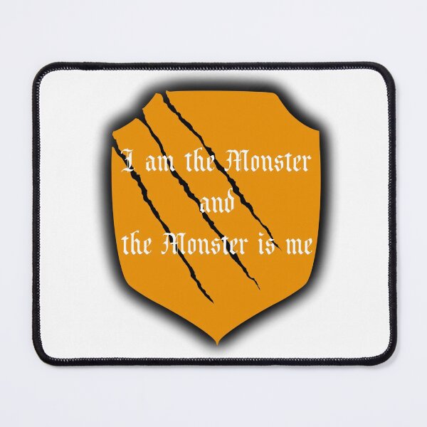 Item preview, I am the Monster and the Monster is Me Quote designed and sold by doodlesbyCara.