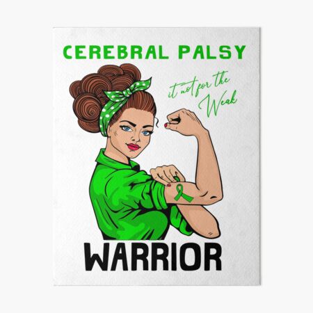 Item preview, CEREBRAL PALSY Warrior It's Not For The Weak designed and sold by largellie.