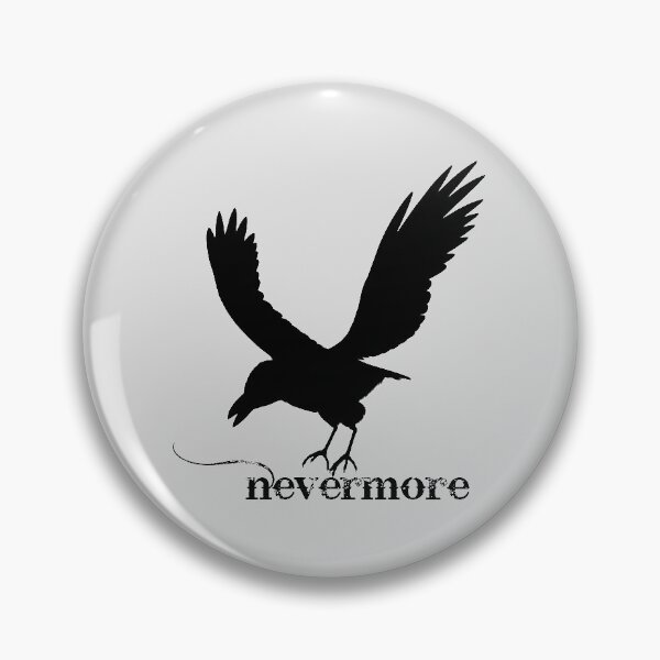 Item preview, Nevermore Raven Flying (Edgar Allan Poe) designed and sold by andmarstan.