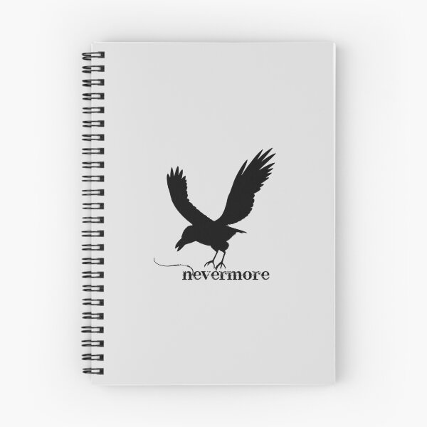 Item preview, Nevermore Raven Flying (Edgar Allan Poe) designed and sold by andmarstan.