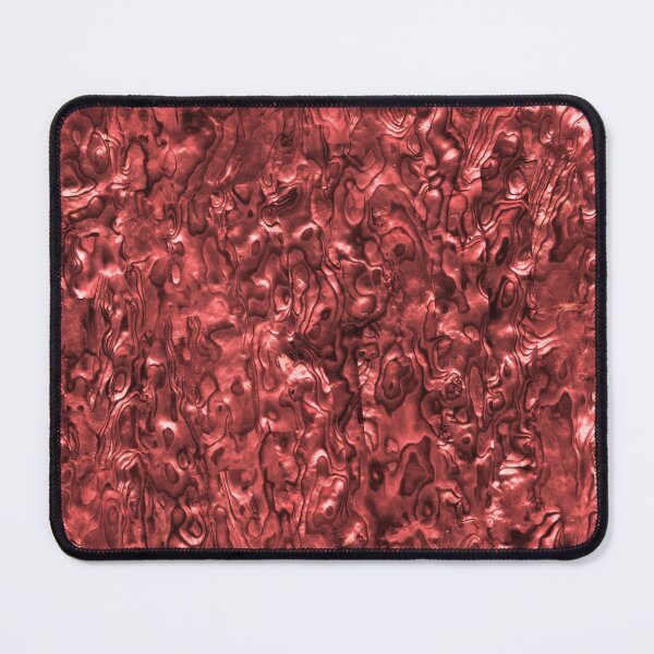 Abalone Shell | Paua Shell | Seashell Patterns | Sea Shells | Red Tint | Mouse Pad