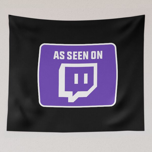 Item preview, As Seen On Twitch With Purple Color designed and sold by redblackline.