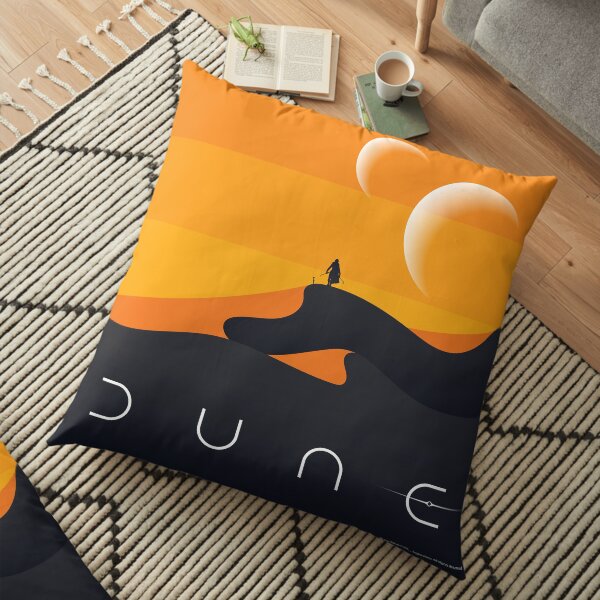 Dune 2020, Arrakis Poster Floor Pillow
