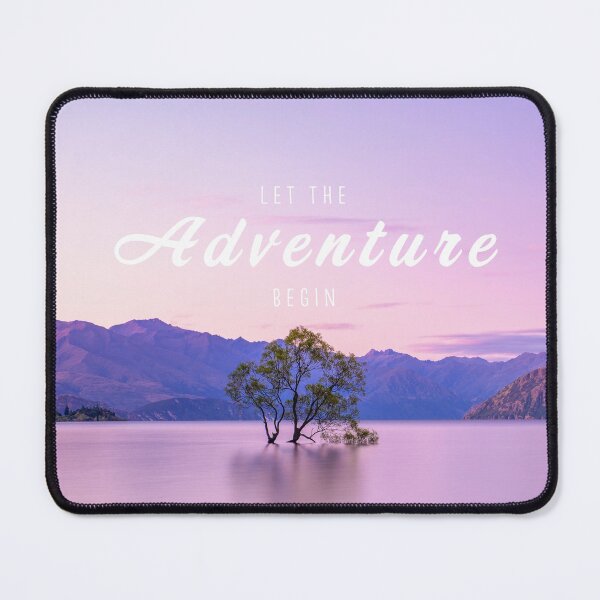 Item preview, Let The Adventure Begin - Sunrise Mountain Landscape Wanaka Tree  designed and sold by ind3finite.