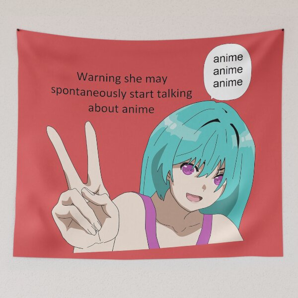 Item preview, Warning she may spontaneously start talking about anime designed and sold by brendanre.