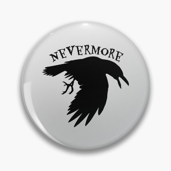 Item preview, Nevermore Raven Soaring (Edgar Allan Poe) designed and sold by andmarstan.