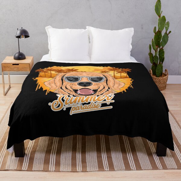 Item preview, Summer Paradise, Dog Wearing Glasses on The Beach. designed and sold by MHabeeb.