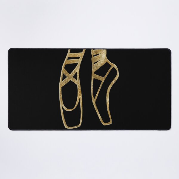 Item preview, Ballet Dancer Gold on Black #1 #minimal #drawing #decor #art  designed and sold by Anita's & Bella's Art.