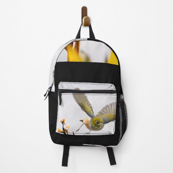Item preview, bird in flight heading towards camera with wings outstretched above flowers just feeding on. designed and sold by Brian Scantlebury.
