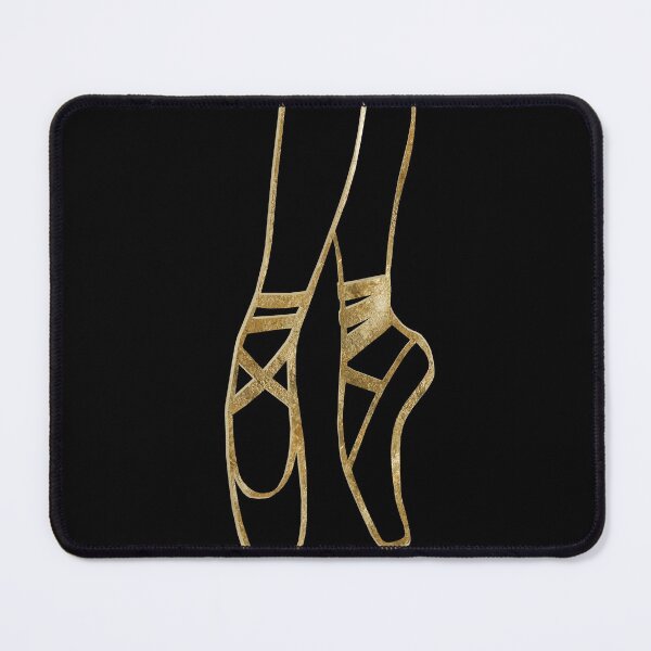Item preview, Ballet Dancer Gold on Black #1 #minimal #drawing #decor #art  designed and sold by Anita's & Bella's Art.