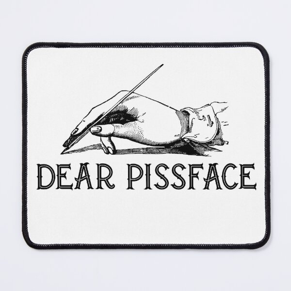 Item preview, Dear Pissface vintage correspondence- Best on White designed and sold by markdwaldron.