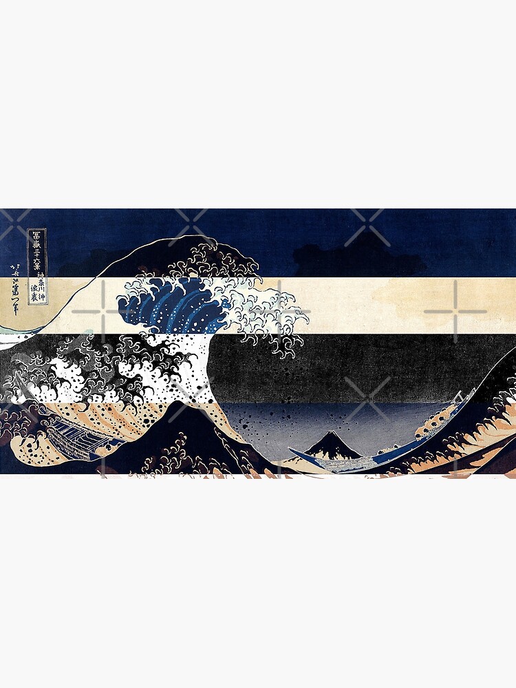 Great Wave Off Kanagawa Color Glitch by ind3finite