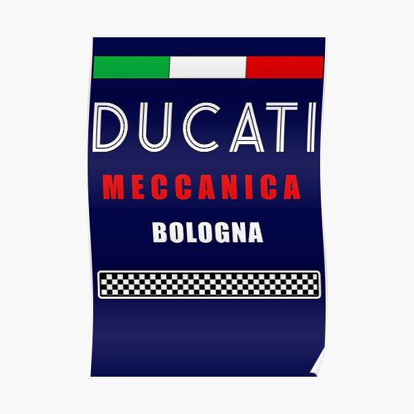 Ducati Meccanica Bologna Poster