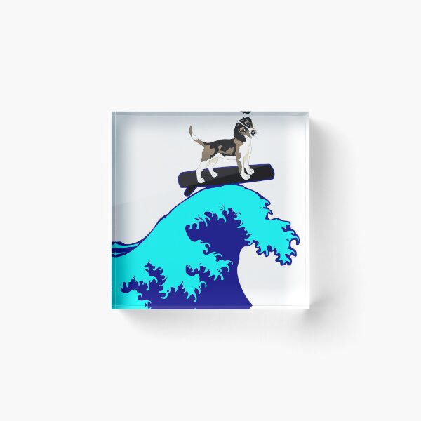 Item preview, Dog Riding a surfboard designed and sold by The-Fantasy.
