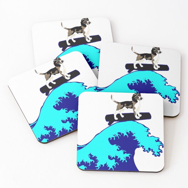 Item preview, Dog Riding a surfboard designed and sold by The-Fantasy.