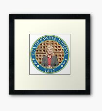 Parks and Rec Pawnee Seal Framed Print