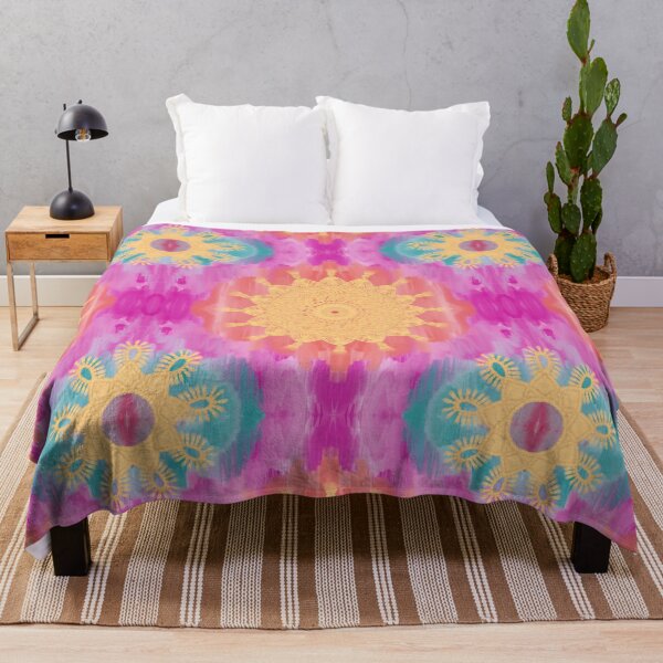 Item preview, Makrame Mandala pattern pink designed and sold by onemandalaaday.