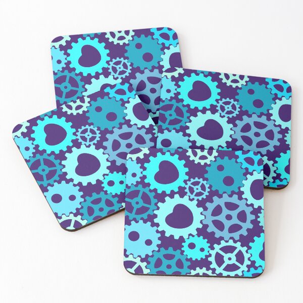 Item preview, Cogwheels blue designed and sold by QuirkyCraftz.