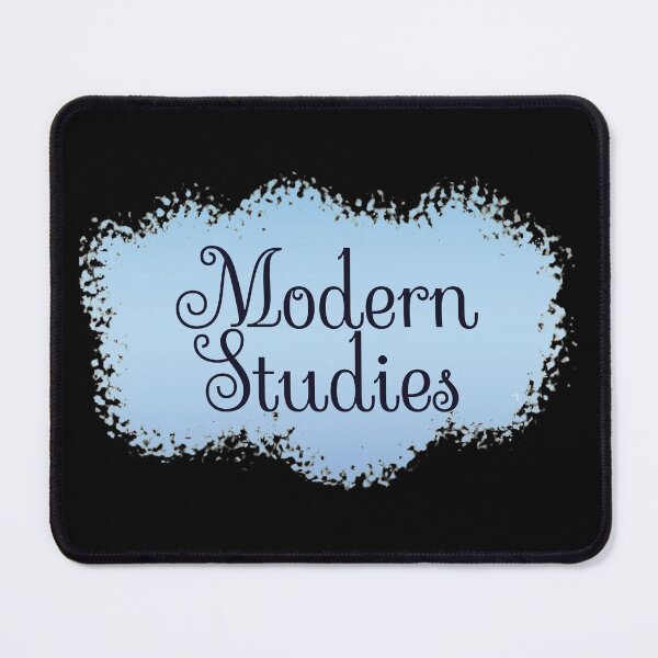 Item preview, Modern Studies School Subject Label - blue black designed and sold by IrinchiDE.