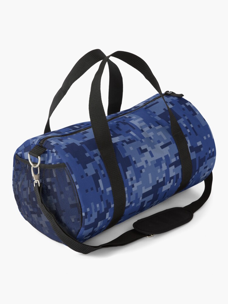 Navy Blue Digital Camo Duffle Bag for Sale by Garaga Redbubble