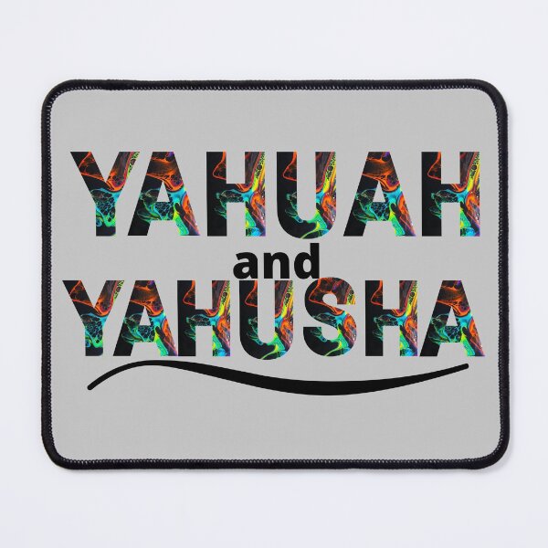 Item preview, Yahuah and Yahusha (black multi) designed and sold by DaughterofYah.