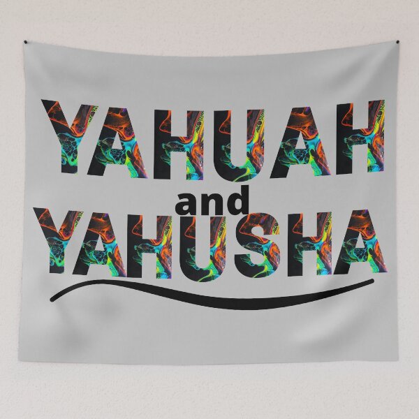 Item preview, Yahuah and Yahusha (black multi) designed and sold by DaughterofYah.