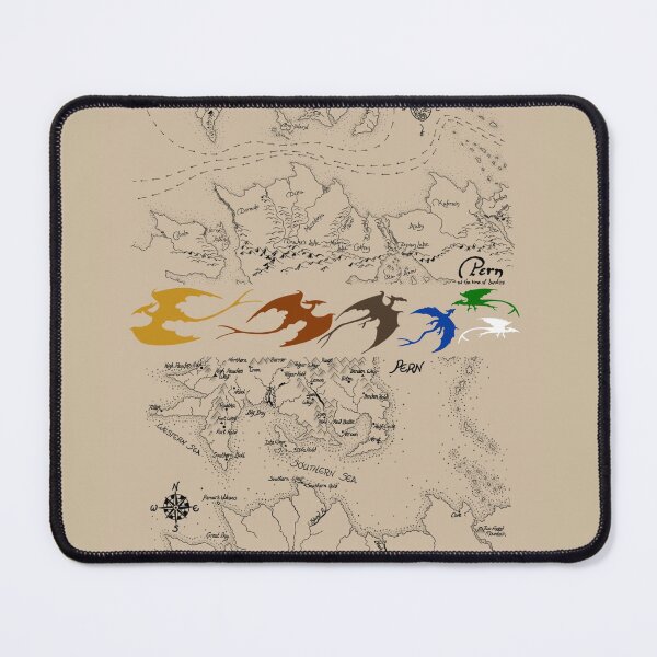 Item preview, Dragonriders of Pern Maps (Beige Background) designed and sold by doodlesbyCara.