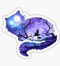 We are all mad here Sticker