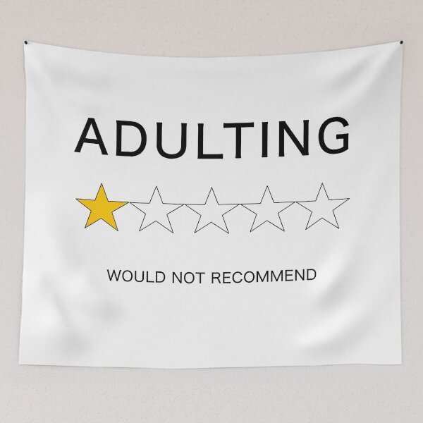 Item preview, Adulting Would Not Recommend designed and sold by SemDesigns1.