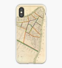 Vinilo o funda para iPhone Vintage Map of New York City (1831)