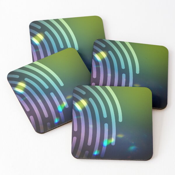 Item preview, Eclectic electric bokeh party lights and stripes - Caroline Laursen original designed and sold by Caroline Laursen.