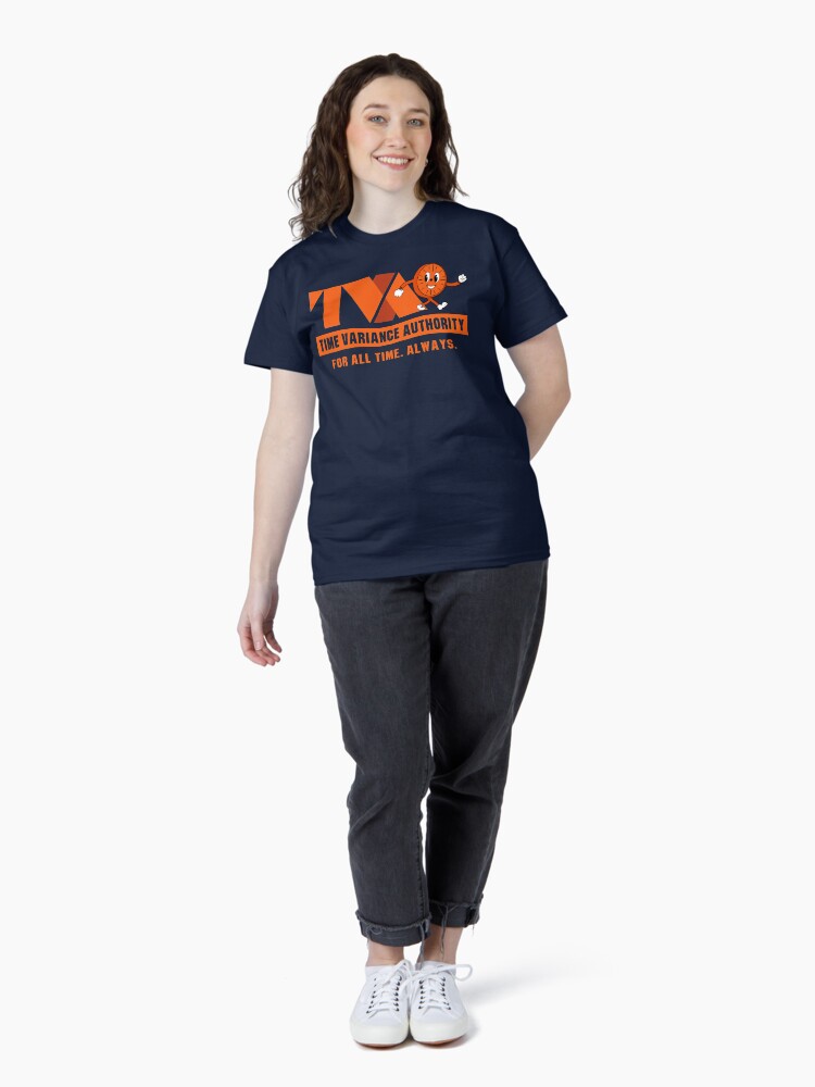 Thumbnail 4 of 7, Classic T-Shirt, TVA Time Variance Authority Miss Minutes designed and sold by alhern67.