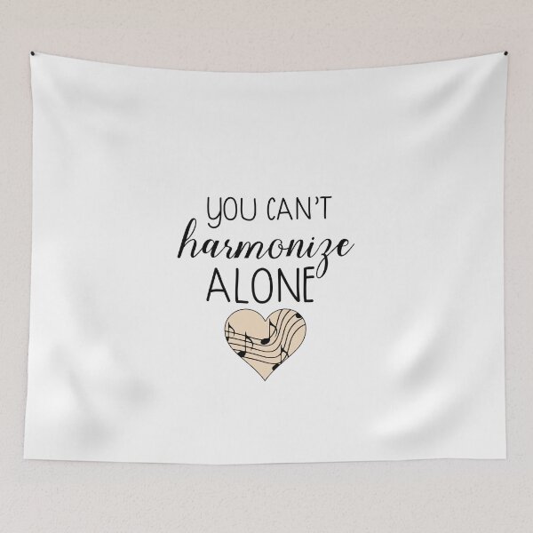 Item preview, Trolls-Inspired "You Can't Harmonize Alone" designed and sold by mulberrydragon.