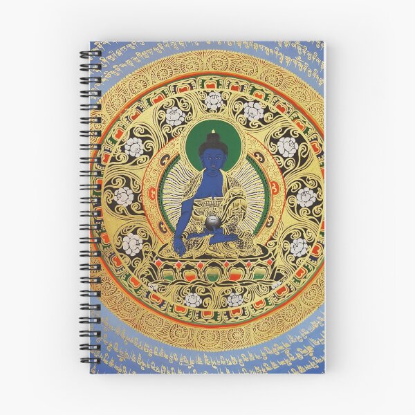 Item preview, Blue Meditation Tibetan Buddhist Mandala designed and sold by GuyBlank.