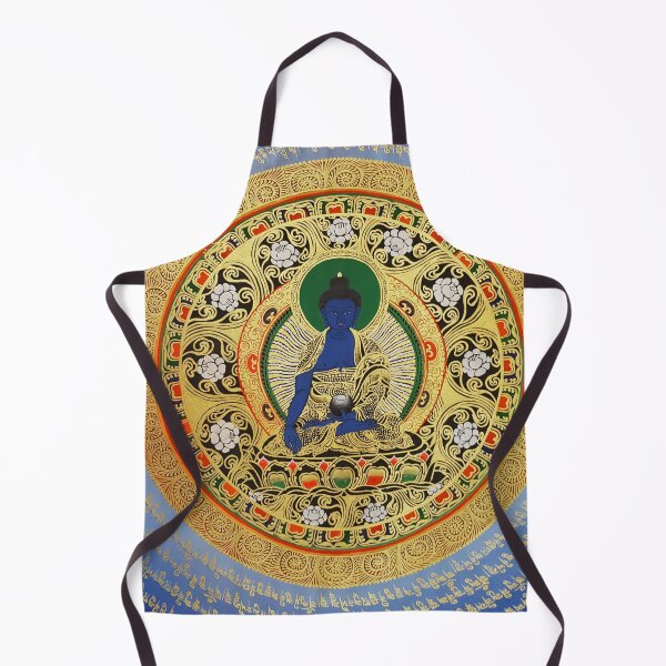 Item preview, Blue Meditation Tibetan Buddhist Mandala designed and sold by GuyBlank.