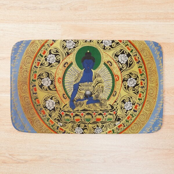 Item preview, Blue Meditation Tibetan Buddhist Mandala designed and sold by GuyBlank.