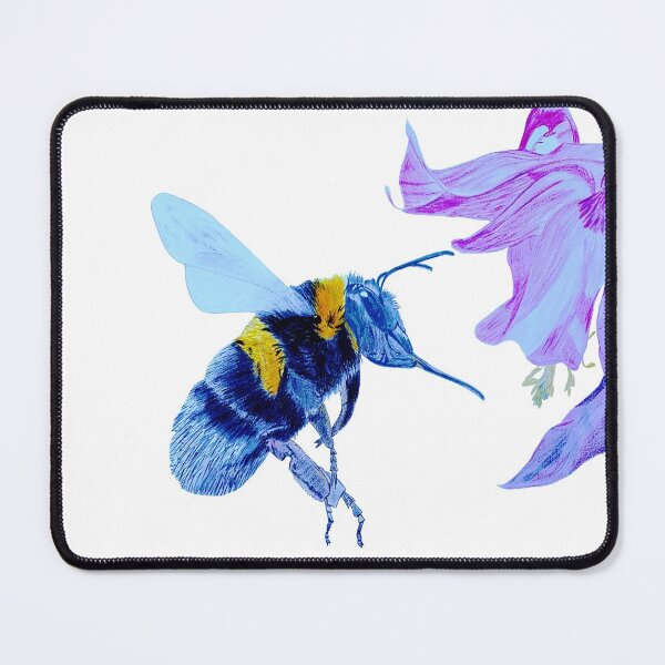 Item preview, White Tailed Bumble Bee At Flower designed and sold by ChrisAnimalArt.