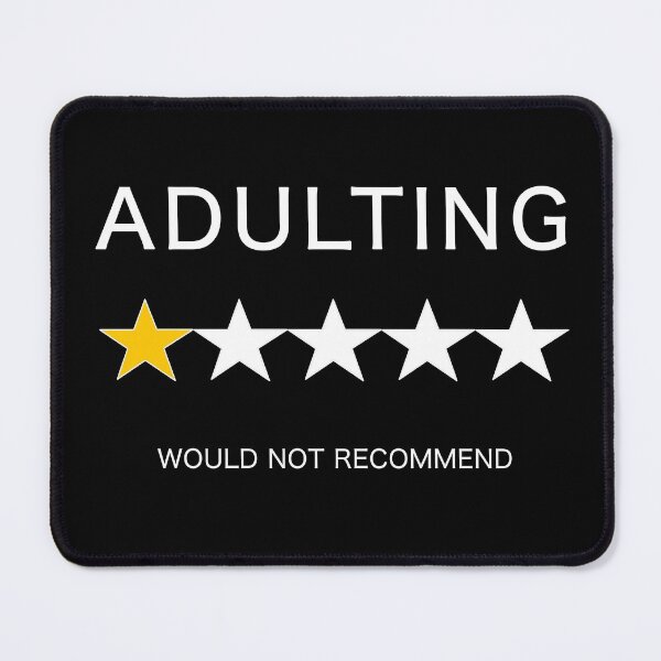Item preview, Adulting Would Not Recommend designed and sold by SemDesigns1.