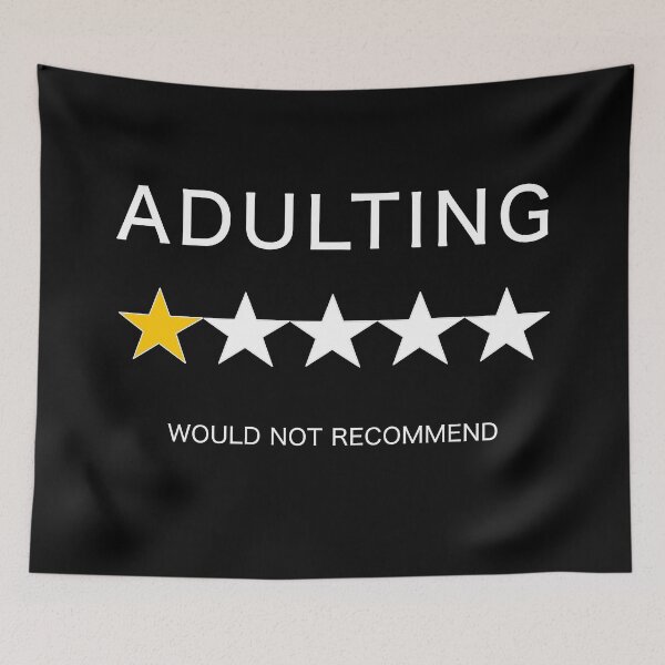 Item preview, Adulting Would Not Recommend designed and sold by SemDesigns1.