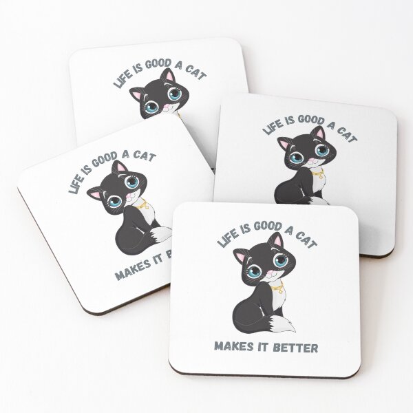 Item preview, Life is good a cat makes it better designed and sold by EagleArtist12.