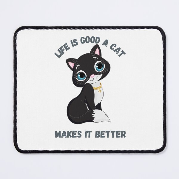 Item preview, Life is good a cat makes it better designed and sold by EagleArtist12.