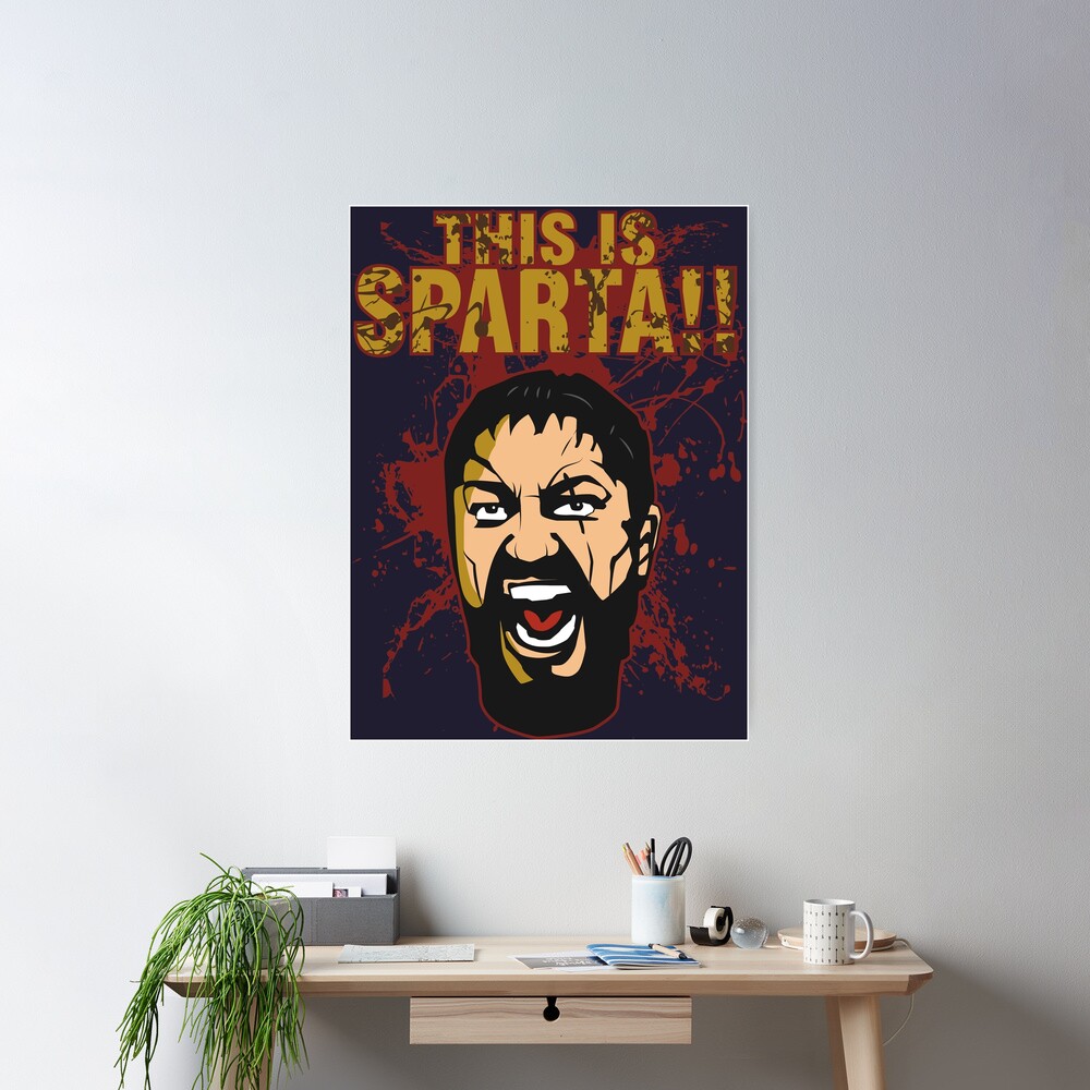 This is Sparta Poster by thesircurly