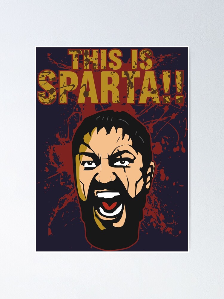 This is Sparta Poster by thesircurly