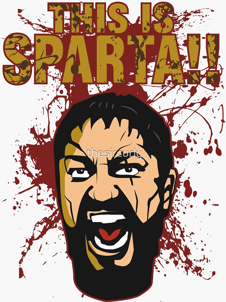 This is Sparta Poster by thesircurly